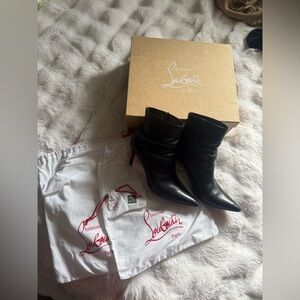 Authentic Christian Louboutin So Kate Booties